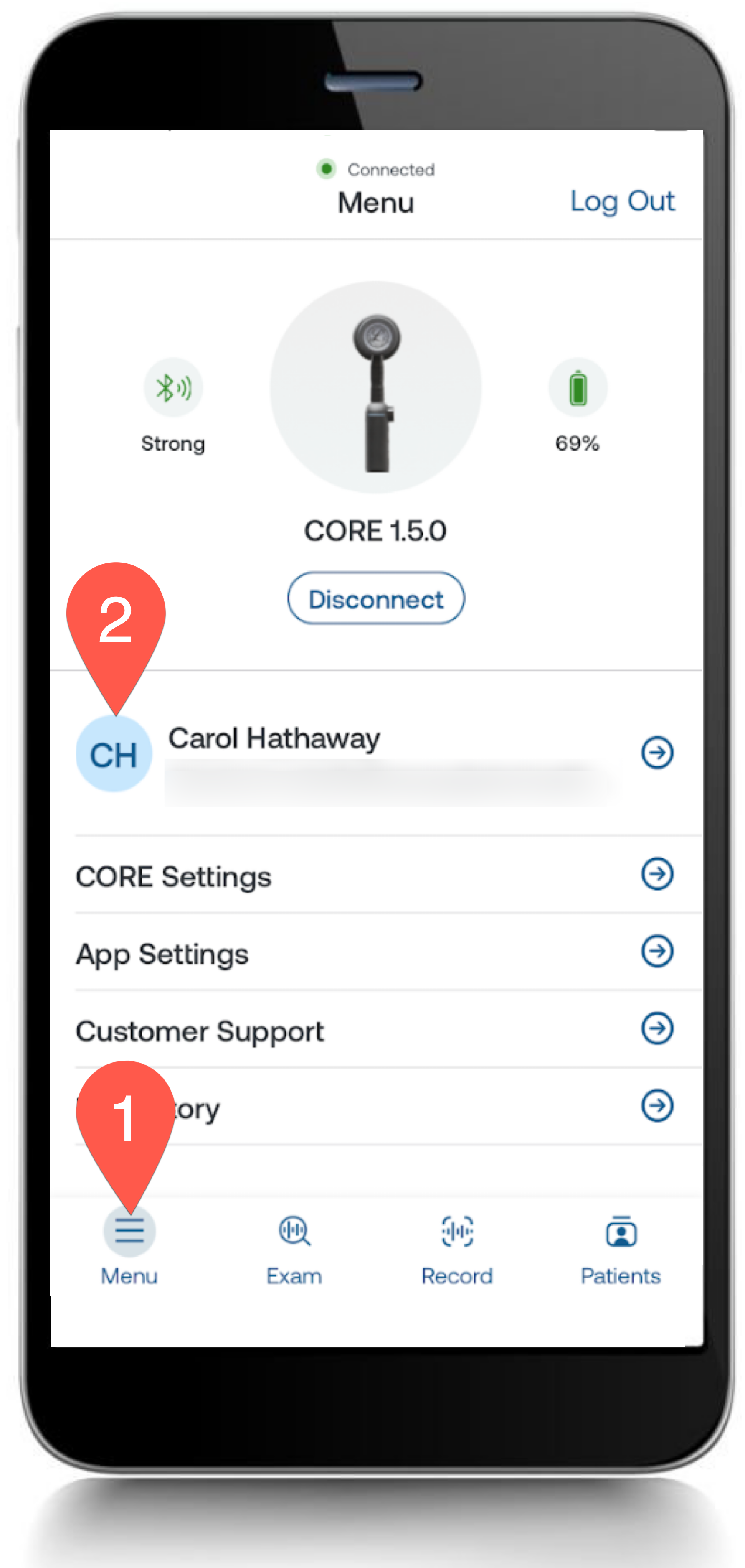 Manage account, app, and device settings on the Eko App Help Center