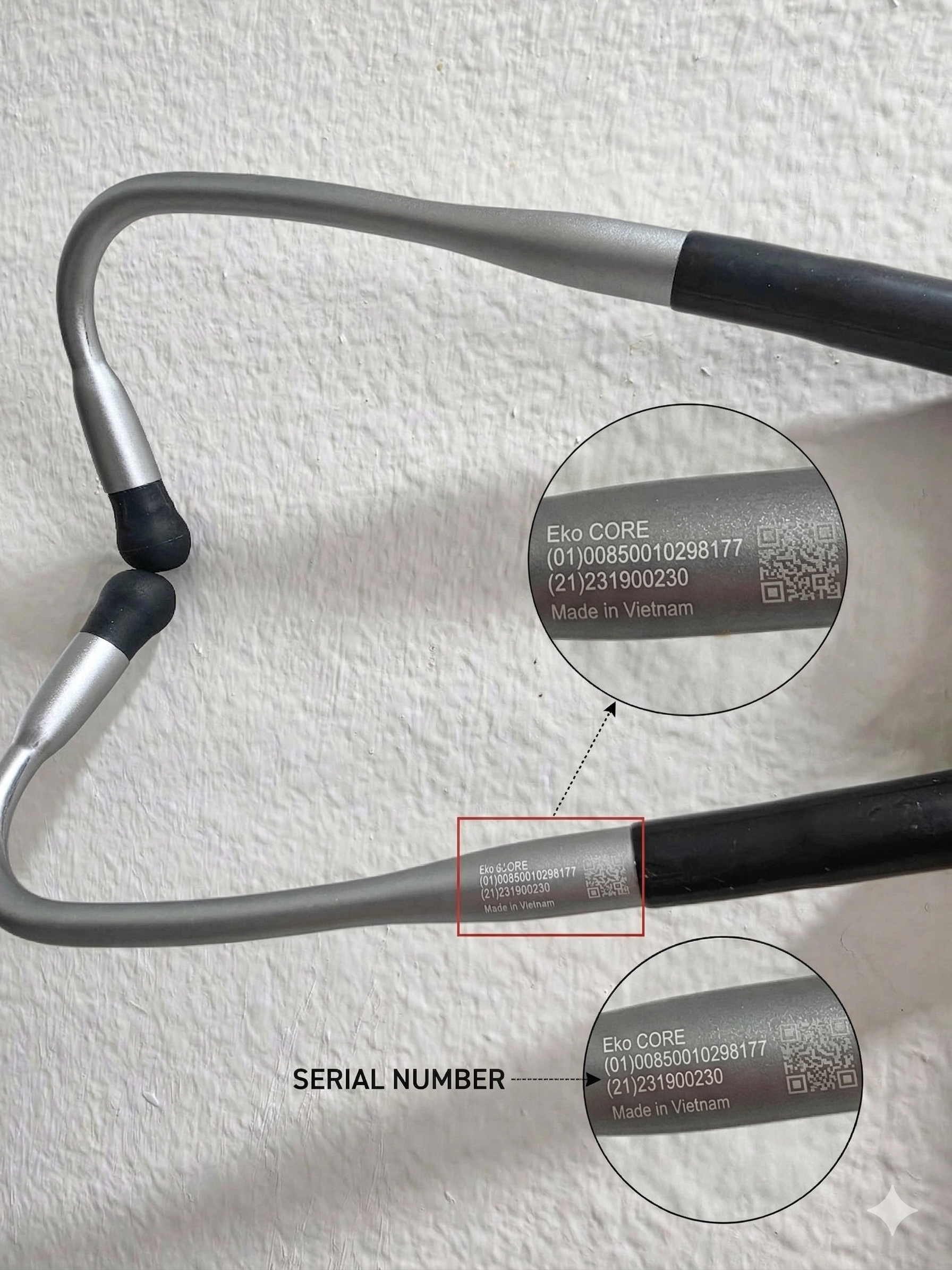 CORE 500 earpiece serial number.png